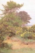 George Marks At the Edge of Shere Heath (mk46) oil painting